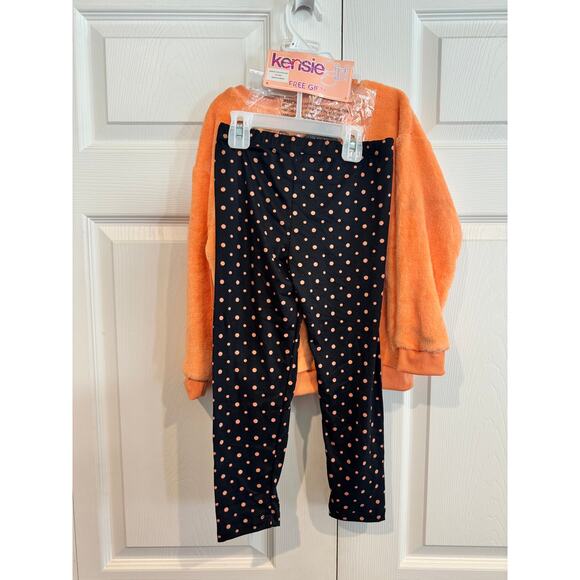 NEW Kensie Girl 3-Piece Halloween Glitter Unicorn Sparkly Outfit  6 - Picture 5 of 8